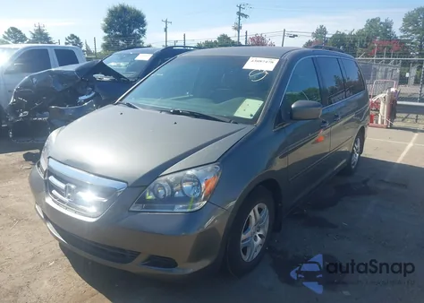 2007 Honda Odyssey Ex из США, поврежденный, VIN 5FNRL38467B451680